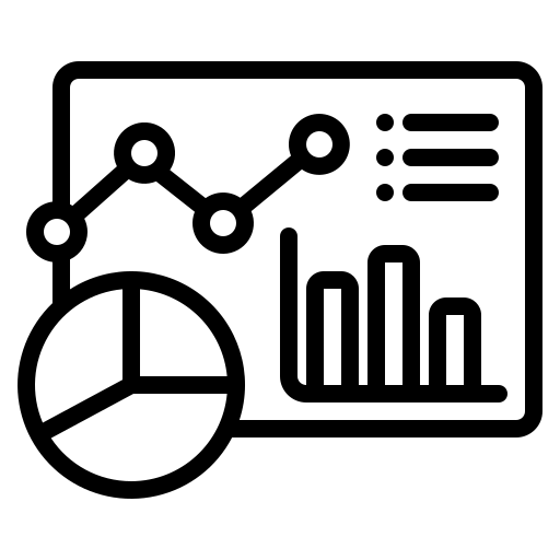 Image showing graphs, pie charts and bar graphs